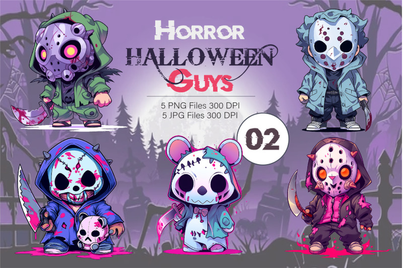 cartoon-horror-halloween-guys-02-tshirt-sticker