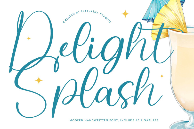 delight-splash-modern-handwritten-font