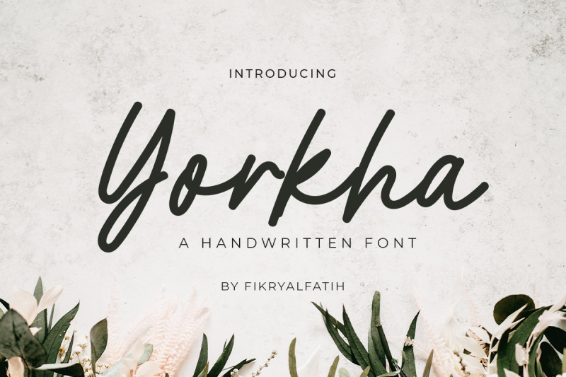 yorkha-handwritten-font