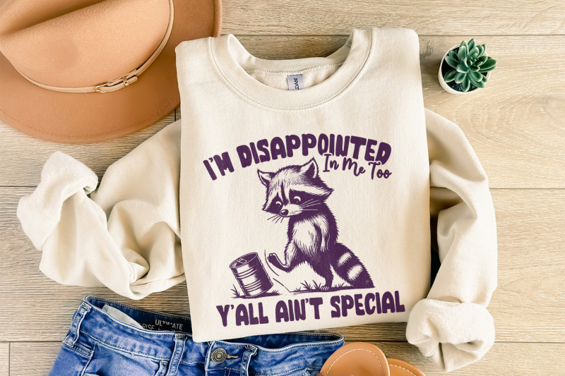 i-039-m-disappointed-in-me-too-y-039-all-ain-039-t-special-png-funny-racoon-on-a-bike-sarcastic-sayings-vintage-animal-quotes-instant-download