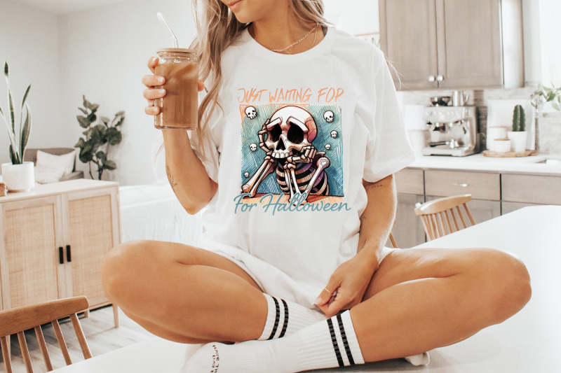 just-waiting-for-halloween-png-skeleton-vibes-png-spooky-summer-png-sublimation-skeleton-vintage-skeleton-png-halloween-skeleton-shirt