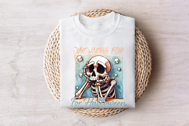 just-waiting-for-halloween-png-skeleton-vibes-png-spooky-summer-png-sublimation-skeleton-vintage-skeleton-png-halloween-skeleton-shirt