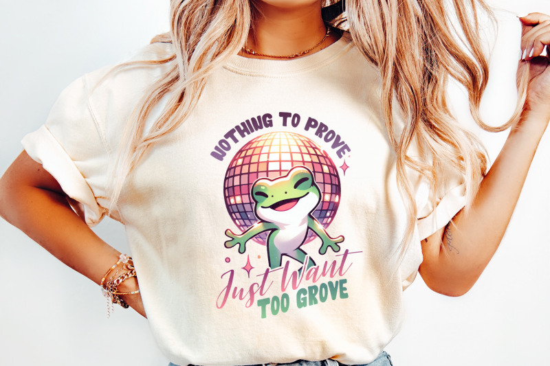 groovy-frog-graphic-funny-frog-png-unhinged-sublimation-frog-lady-png-frog-saying-disco-frog-trendy-graphic-funky-png-groovy-t-shirt