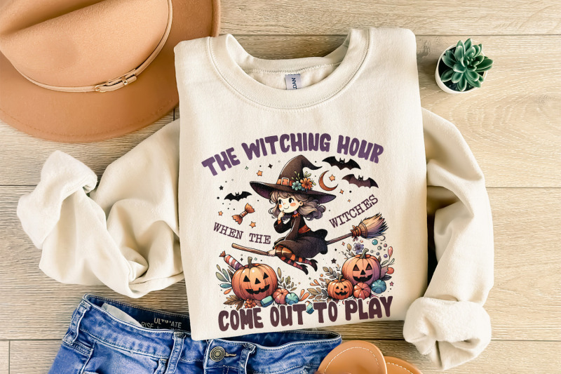 the-witch-hour-retro-halloween-png-witch-png-pumpkin-png-halloween-png-halloween-t-shirt-png-spooky-season-png-halloween-sublimation