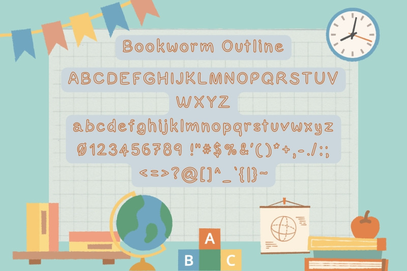 bookworm-cute-handwritten-school-age-font