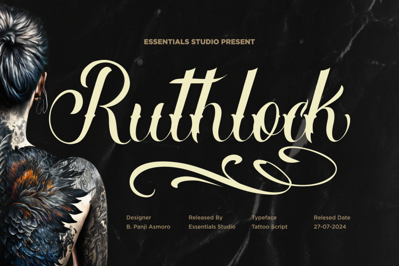 ruthlock-handwritten-script-tattoo-font