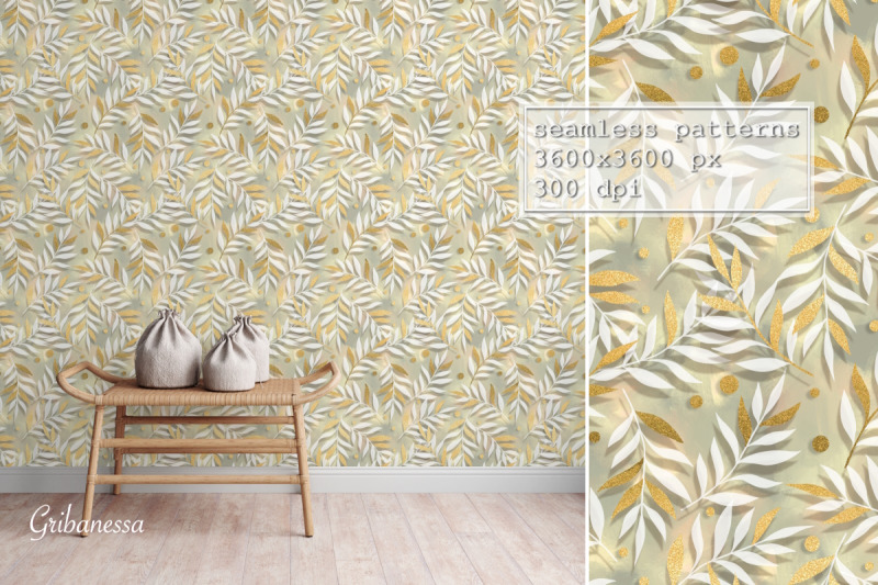 white-and-gold-leaves-seamless-floral-pattern