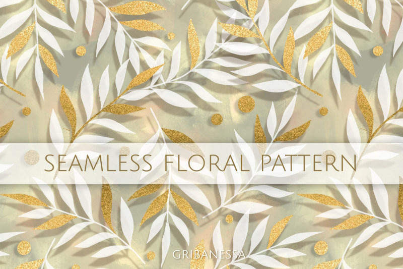 white-and-gold-leaves-seamless-floral-pattern