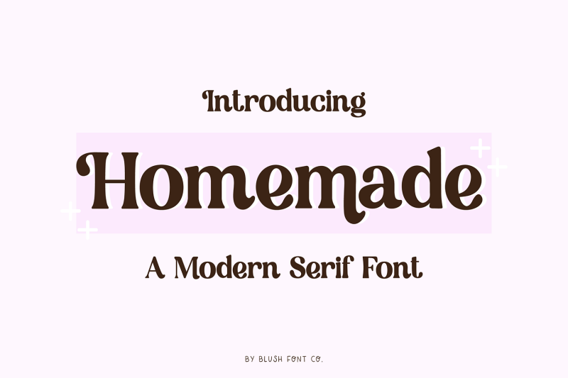 homemade-a-modern-serif-font