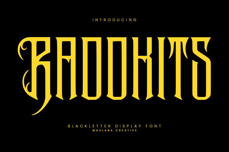 raddkits-blackletter-display-font