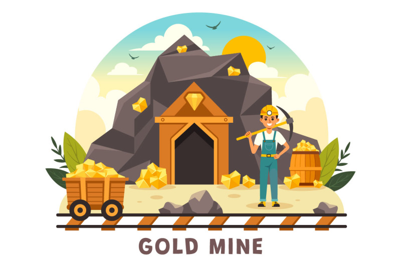 10-gold-mine-illustration