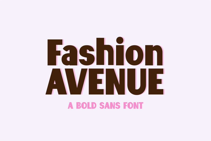 fashion-avenue-modern-sans-font