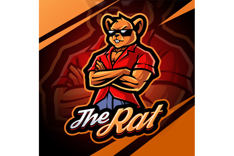 the-rat-esport-mascot-logo-design