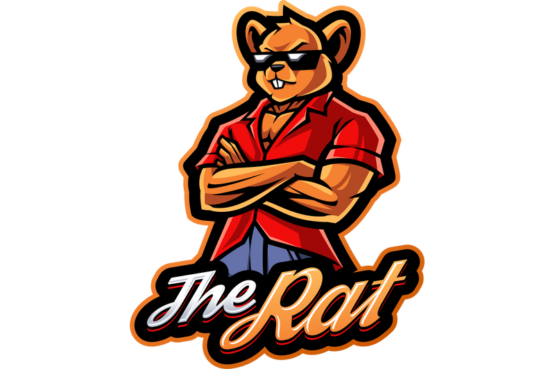 the-rat-esport-mascot-logo-design