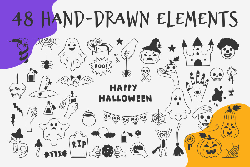 halloween-doodles-png-clipart