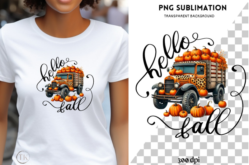 hello-fall-cheetah-truck-pumpkin-season-transparent-design-crafting