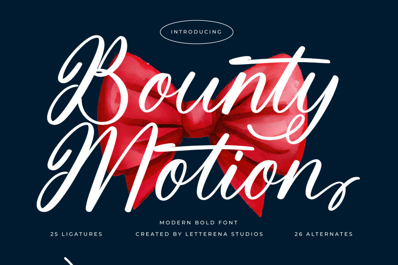 bounty-motion-modern-bold-font