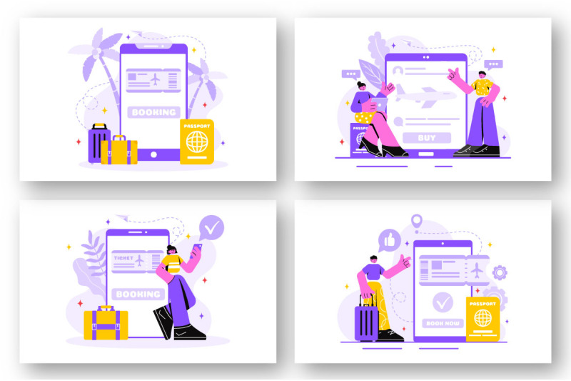 18-online-travel-ticket-illustration