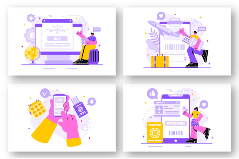 18-online-travel-ticket-illustration