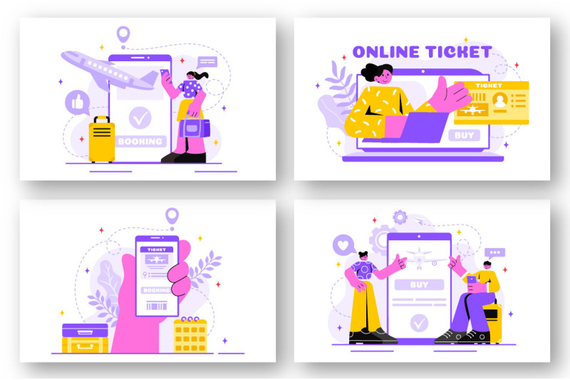 18-online-travel-ticket-illustration