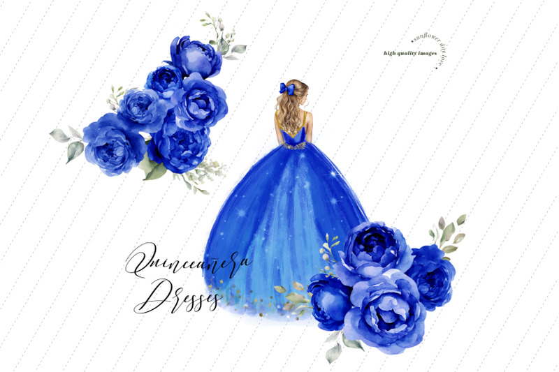 royal-blue-gold-princess-dresses-flowers-butterfly-clipart