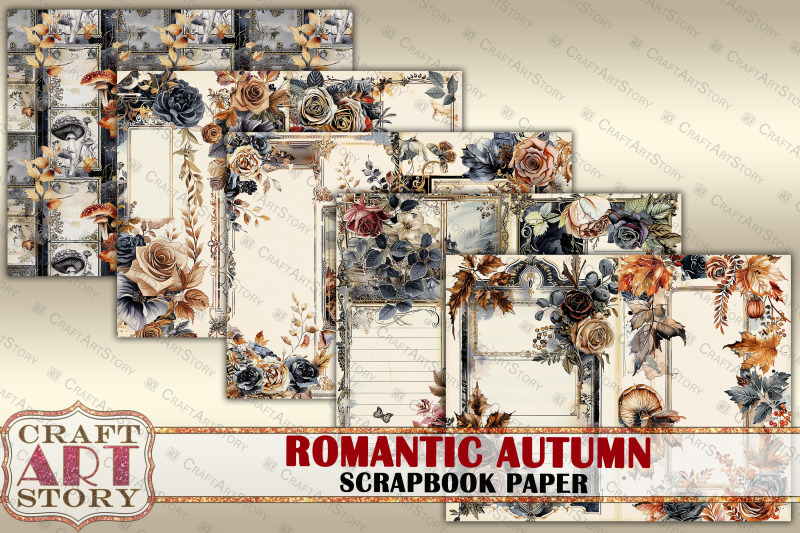 romantic-autumn-scrapbook-paper-and-background-pages