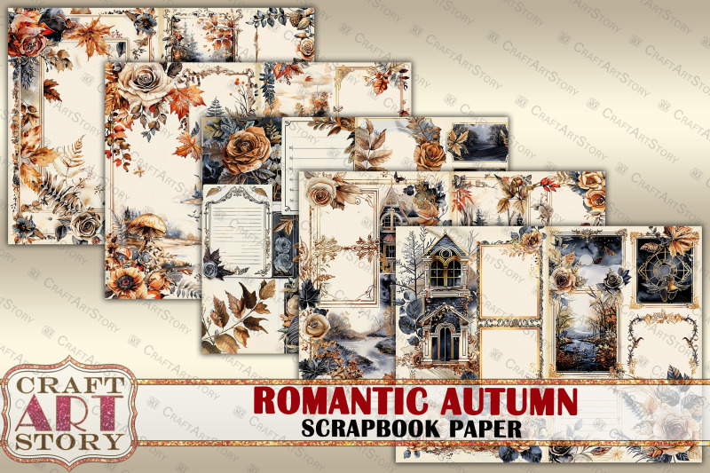 romantic-autumn-scrapbook-paper-and-background-pages