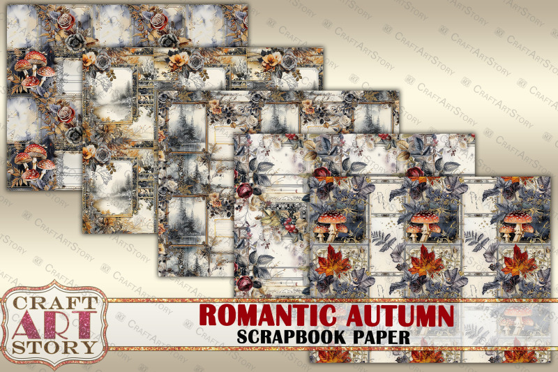 romantic-autumn-scrapbook-paper-and-background-pages