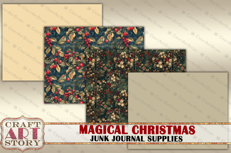 magical-christmas-junk-journal-kit-printable-junk-journal