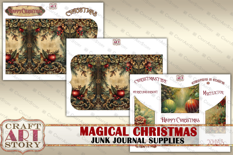 magical-christmas-junk-journal-kit-printable-junk-journal