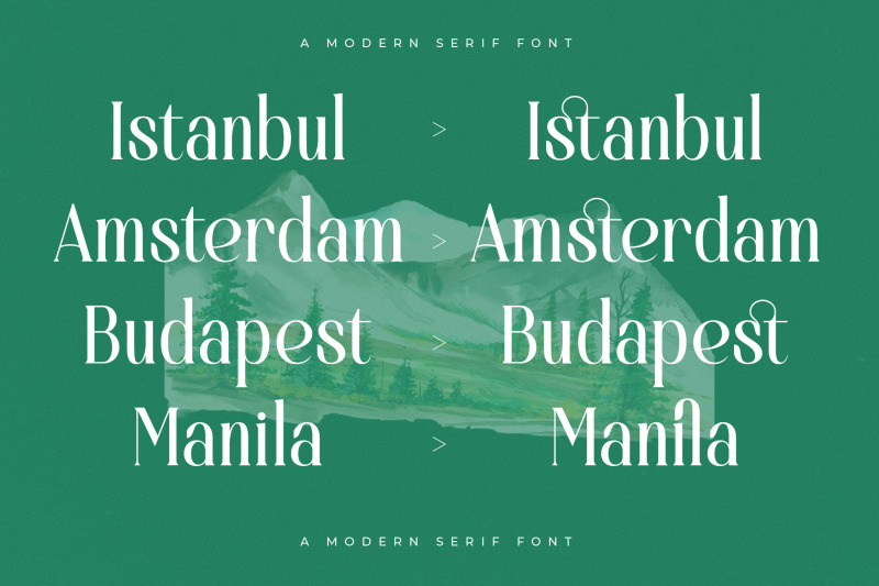 bastible-modern-serif-font