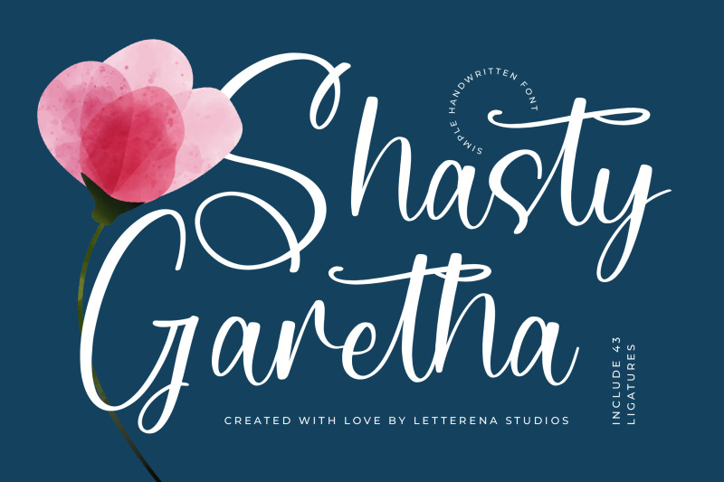 shasty-garetha-simple-handwritten-font