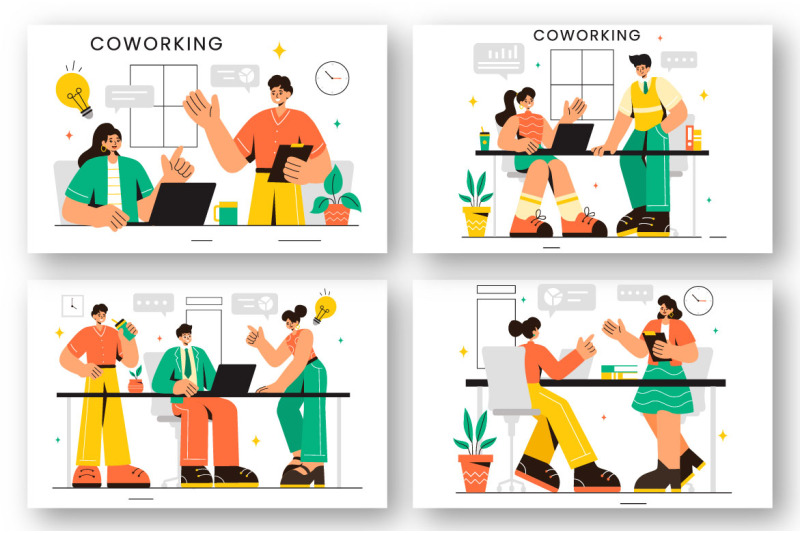 12-coworking-business-illustration