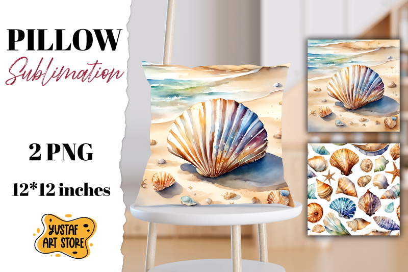 sea-shell-pillow-sublimation-2-summer-pillow-design