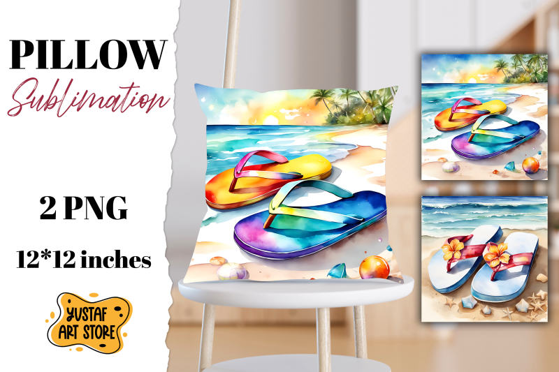 beach-pillow-sublimation-2-summer-pillow-design