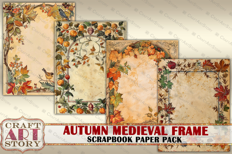 autumn-illuminated-frame-journal-pages-border-scrapbook