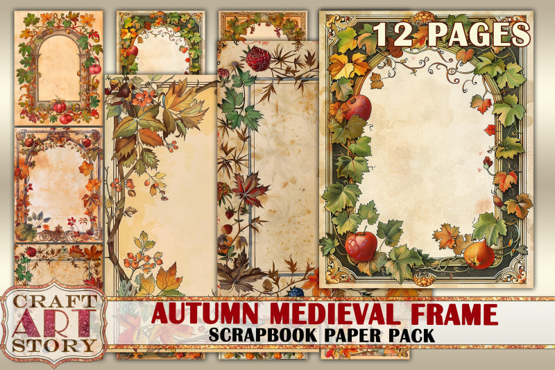 autumn-illuminated-frame-journal-pages-border-scrapbook