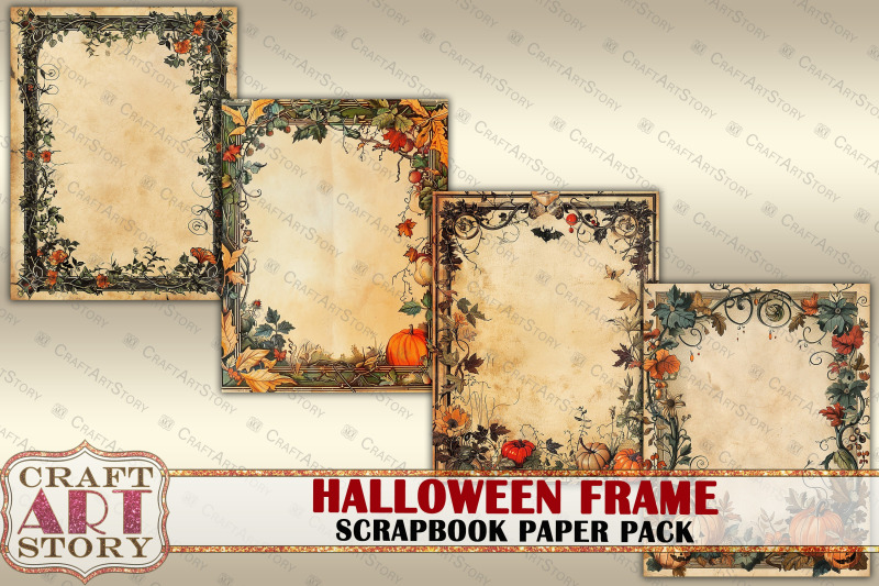 halloween-illuminated-frame-journal-pages-border-scrapbook