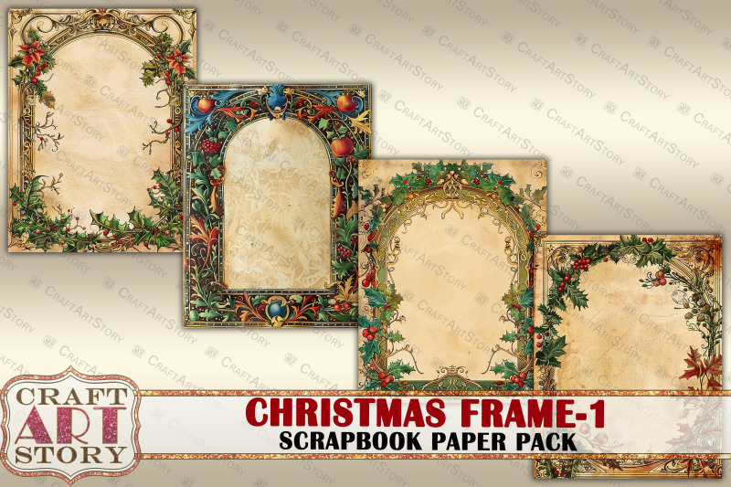 christmas-illuminated-frame-1-journal-pages-border-scrapbook