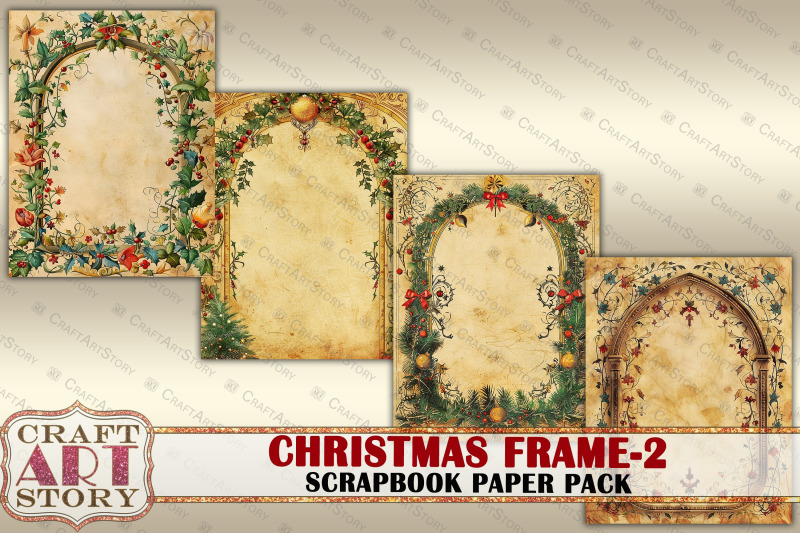 christmas-illuminated-frame-2-journal-pages-border-scrapbook