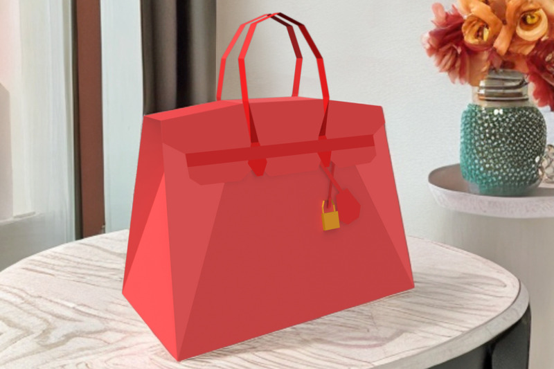 handbag-favor-3d-papercraft