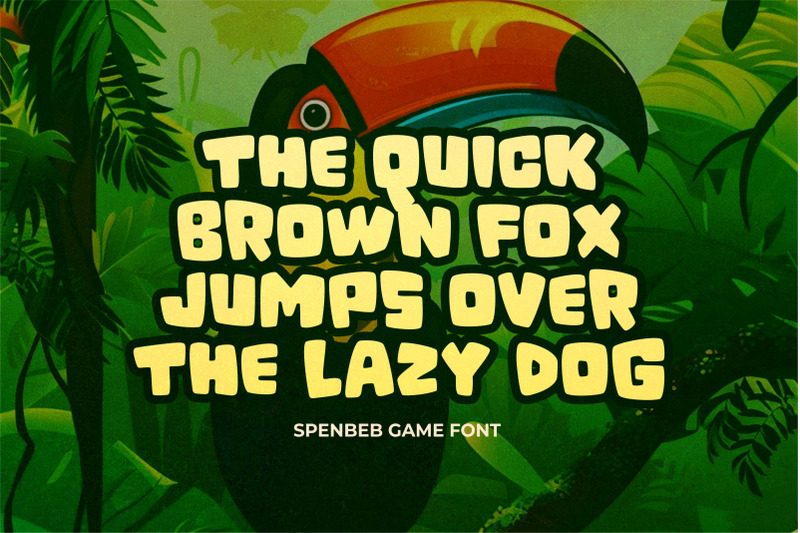 spenbeb-game-cartoon-font