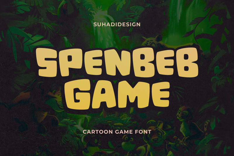 spenbeb-game-cartoon-font