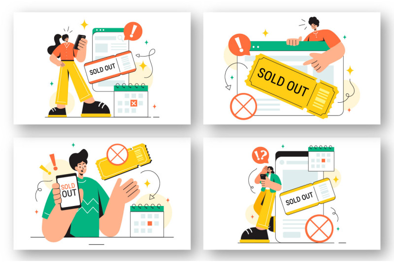 13-sold-out-vector-illustration