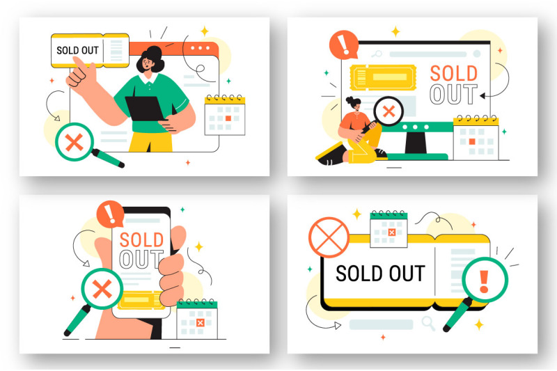 13-sold-out-vector-illustration