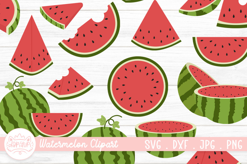 watermelon-clipart-bundle-summer-fruit