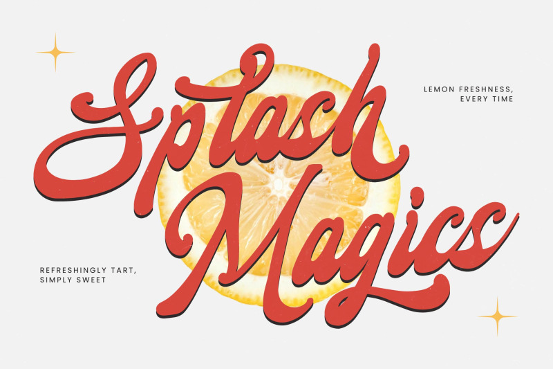 heavenly-slices-retro-bold-script