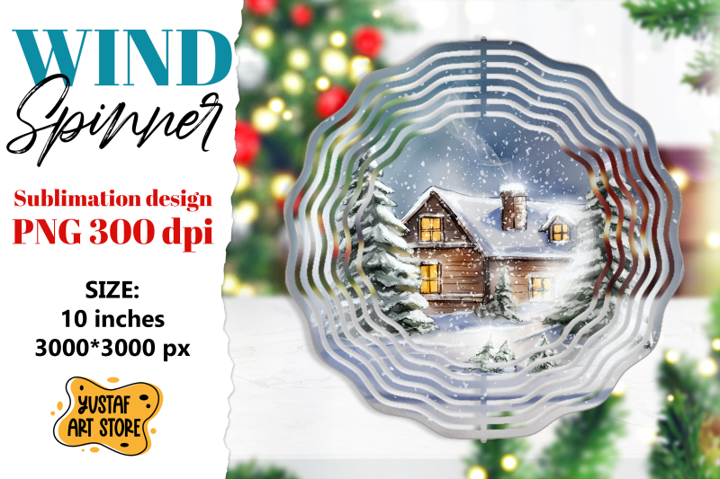 christmas-wind-spinner-winter-house-sublimation-design