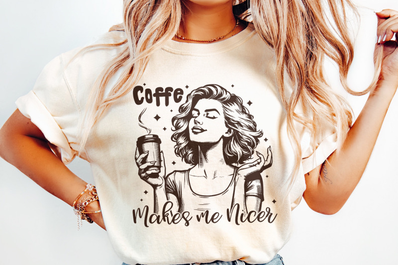 coffee-makes-me-nicer-png-snarky-sarcastic-adult-humor-trendy-womens-retro-tired-pig-funny-tee-girly-shirt-hoodie-relatable