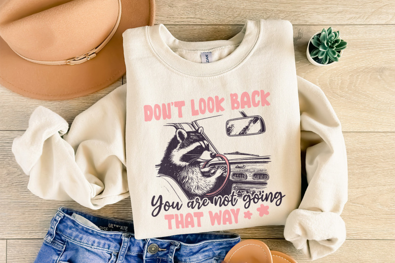 don-039-t-look-back-png-sarcastic-png-inspirational-png-cute-raccoon-clipart-mental-health-png-png-designs-digital-t-shirt